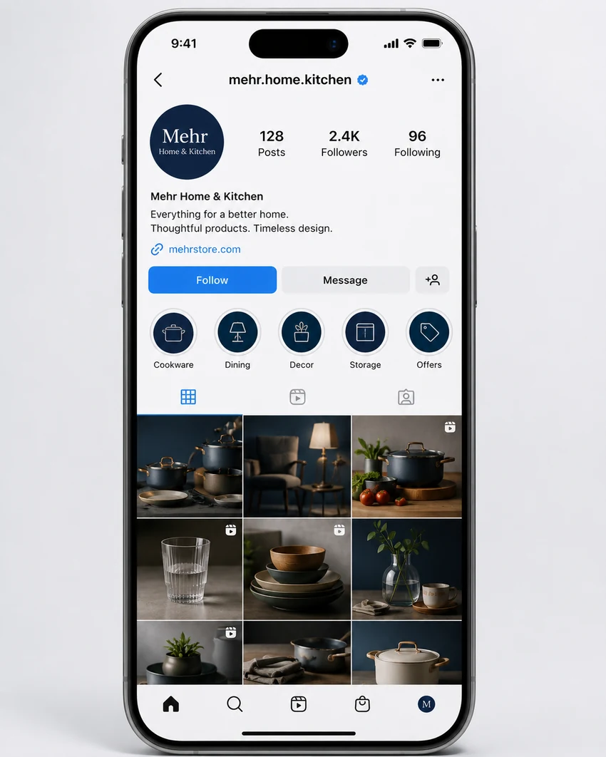 Mehr Home and Kitchen Gram preview