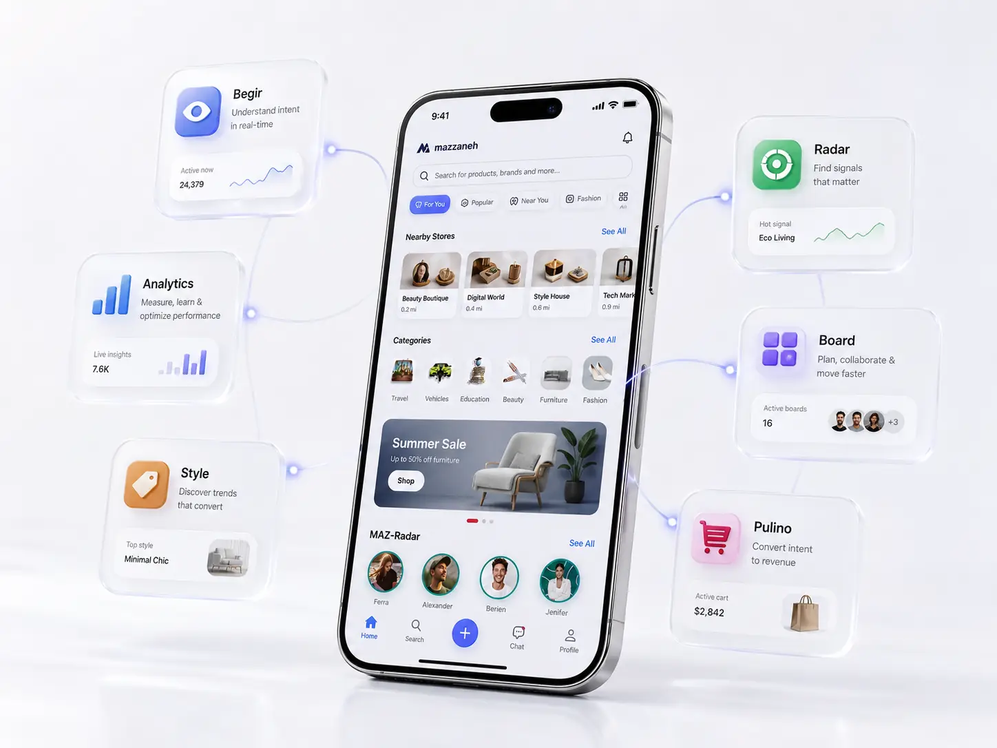 Commerce starts with a real signal.