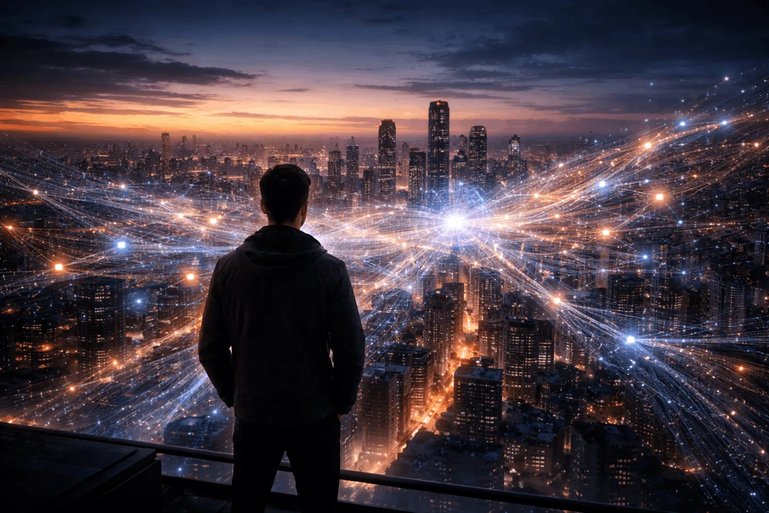 Human-led formation process represented as a connected technology environment