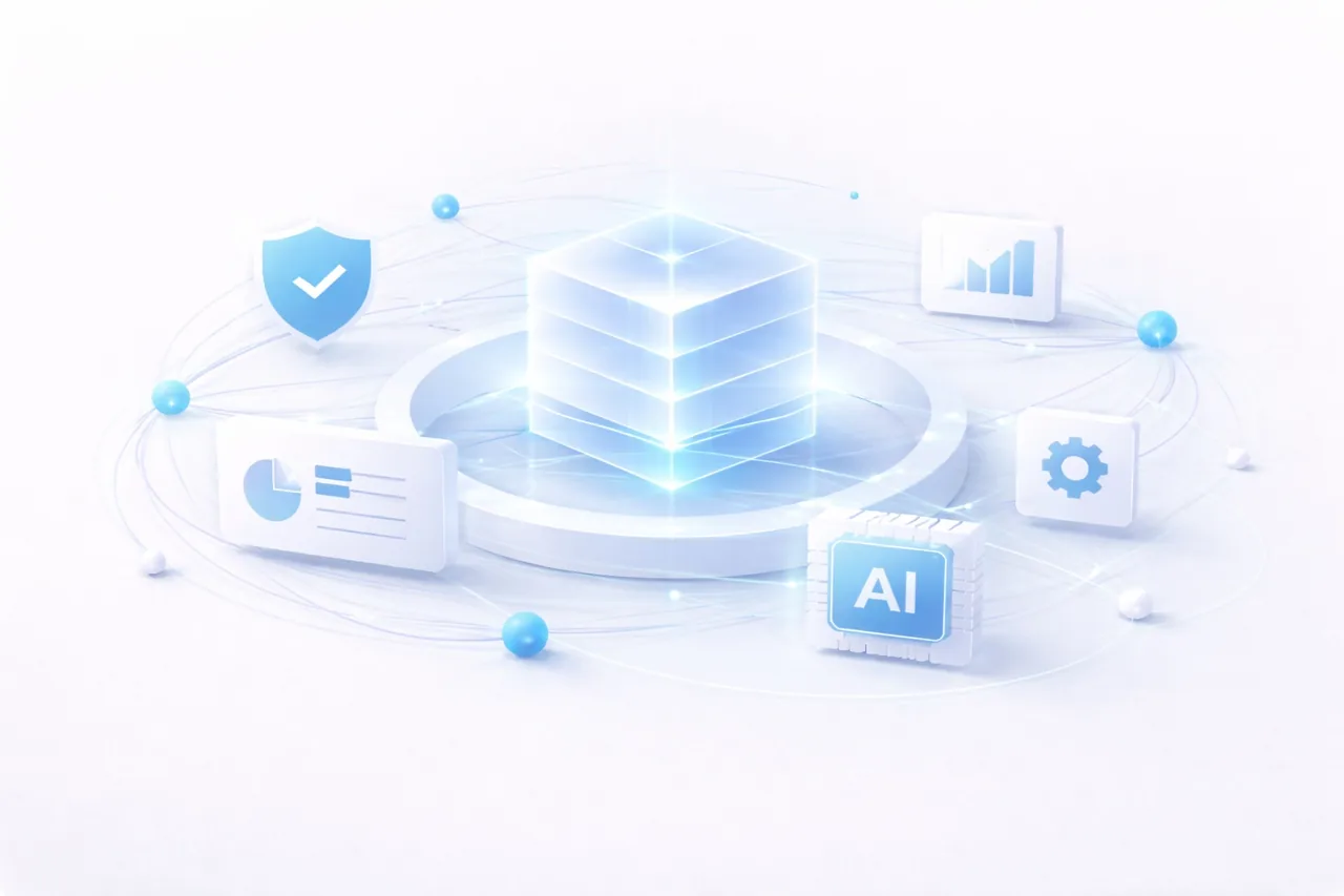 AI system architecture illustration