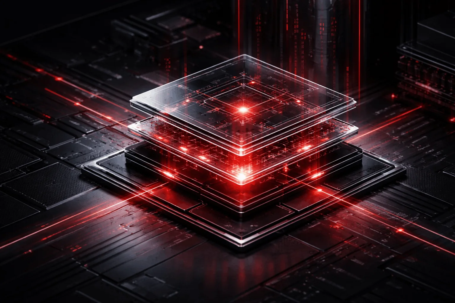 Infrastructure security architecture illustration