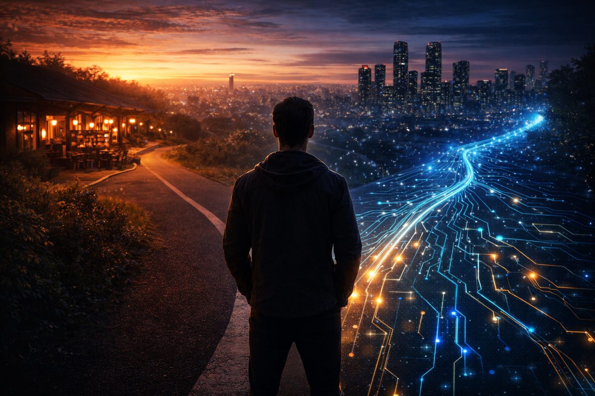Origin Story — Crossroads between traditional business and digital future