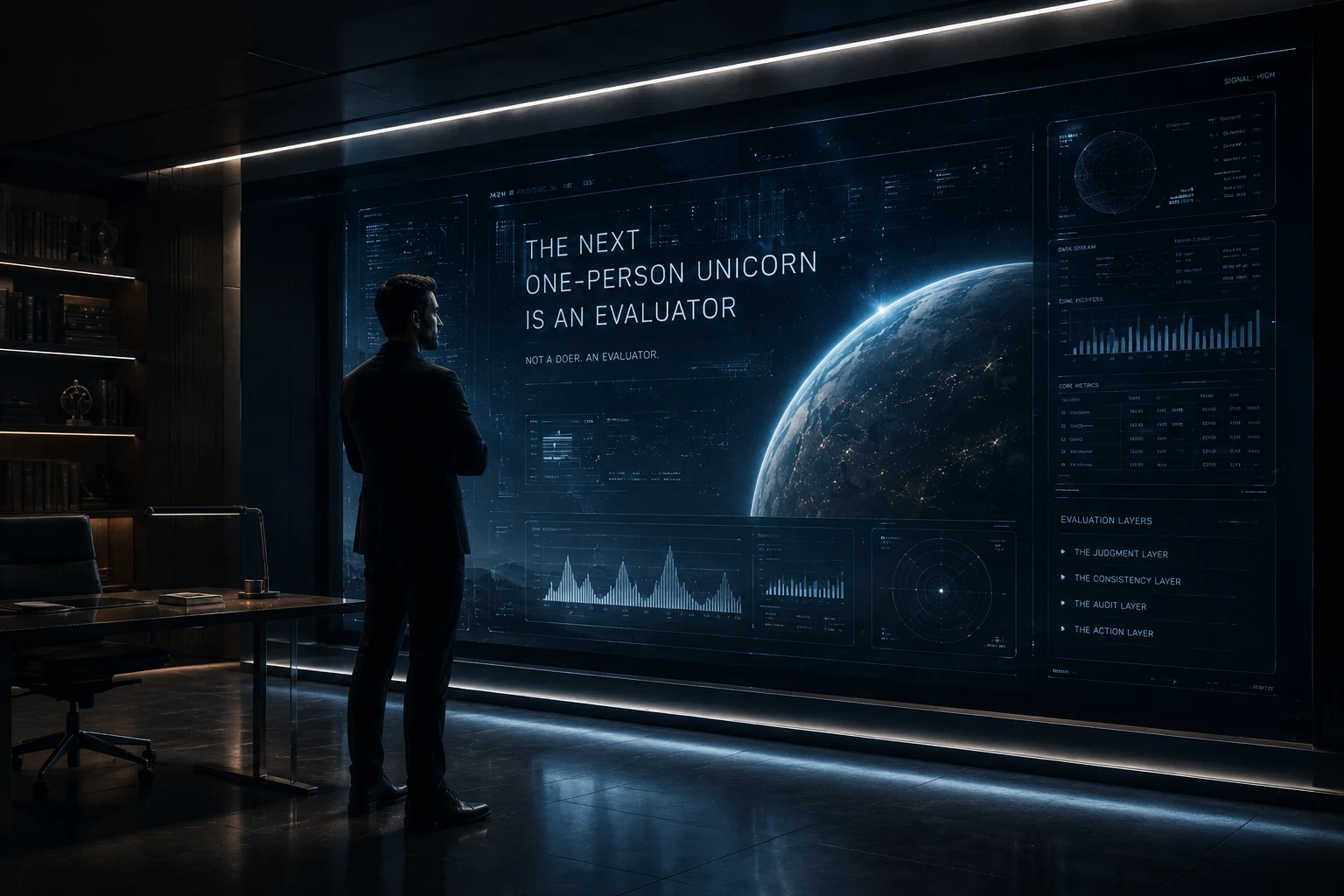 Astronaut in a distant space landscape symbolizing constraints and isolation