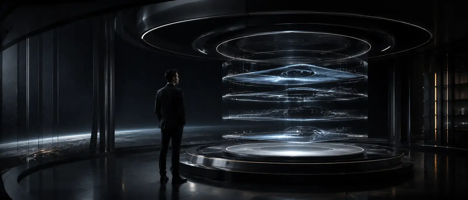 Futuristic evidence and protocol layer visualization for structural conditions